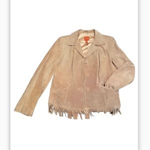 Vintage Suede Jacket Anonymous John Carlisle size L